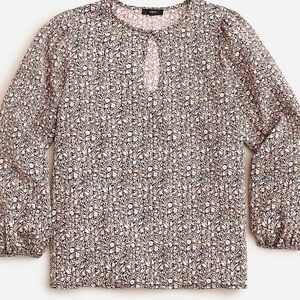 J. Crew Floral Patterned Top
